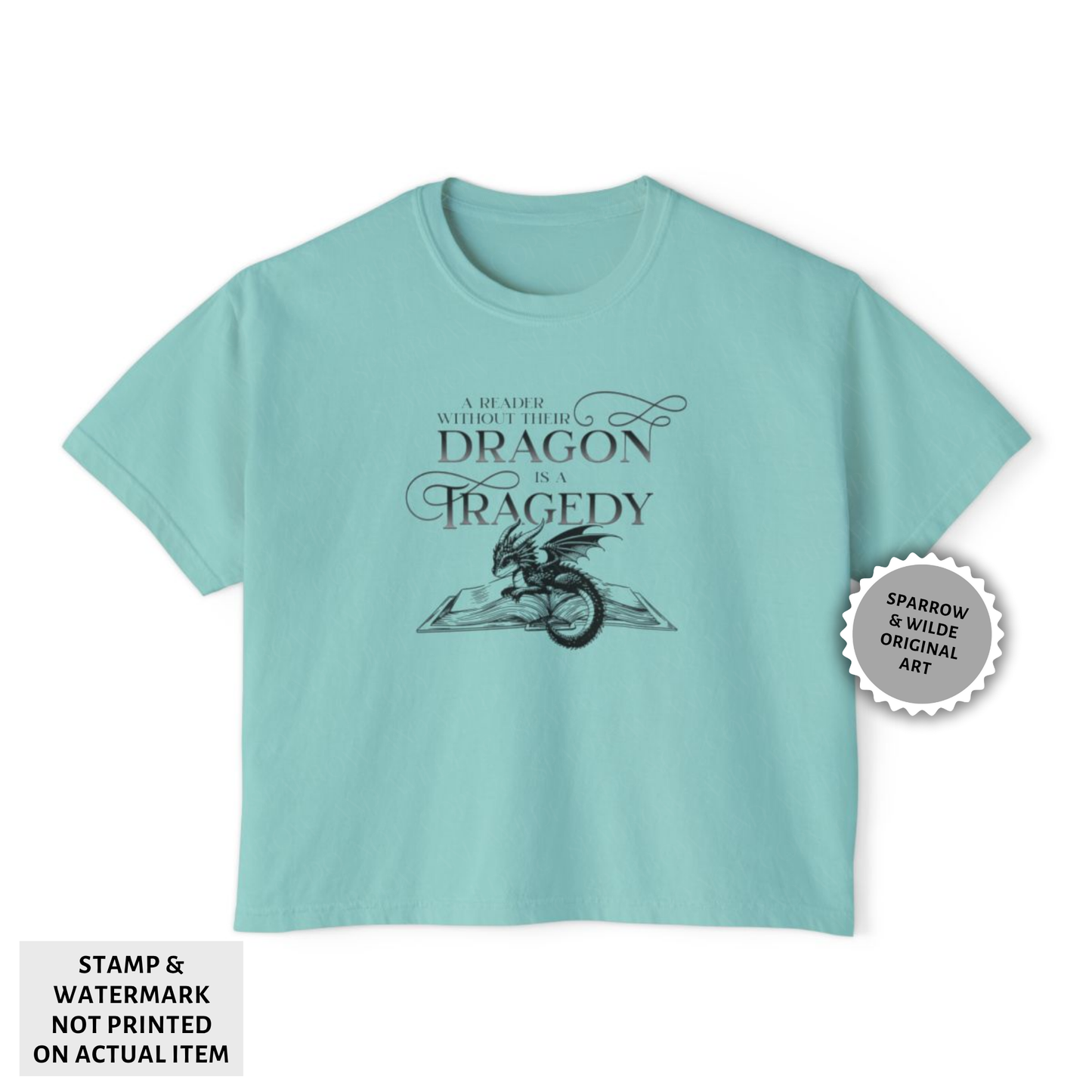 A Reader Without Their Dragon | Empyrean Crop Top