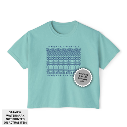 Well the Fuck Aware Hidden Message | Empyrean Crop Top