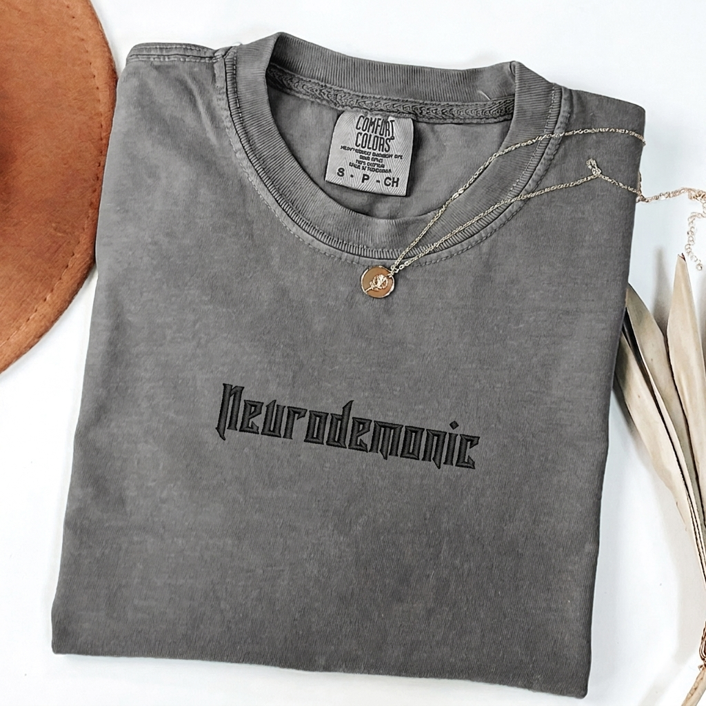 Neurodemonic | Embroidered T-Shirt