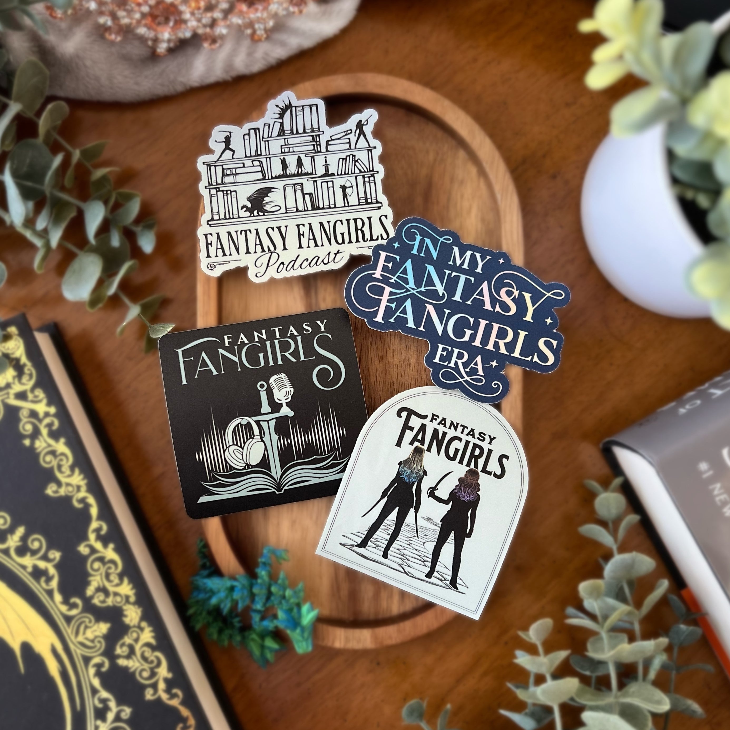 4 Pack | Fantasy Fangirls Stickers – Sparrow & Wilde