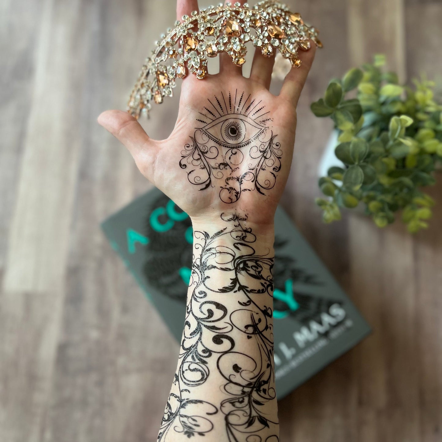 ACOTAR Temporary Tattoos | Feyre Arm & Back