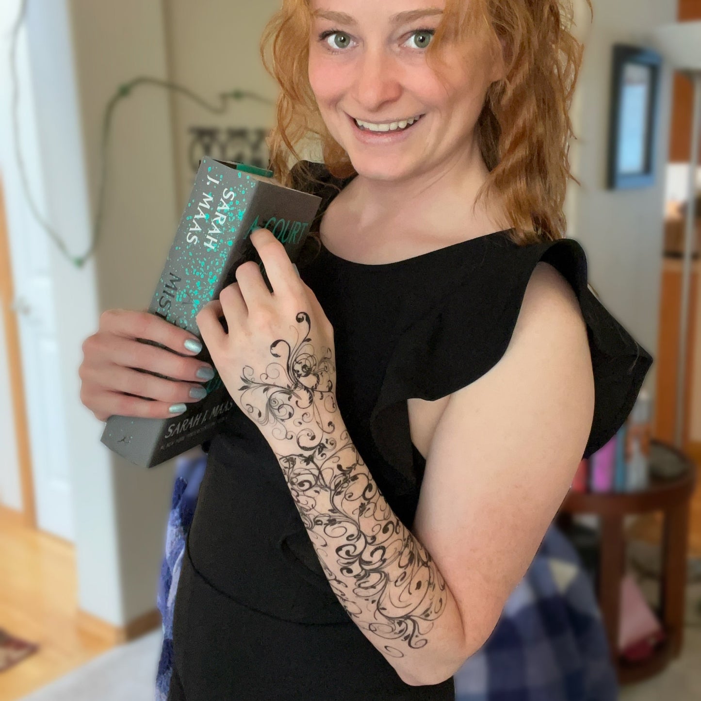 ACOTAR Temporary Tattoos | Feyre Arm & Back