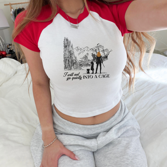 Into a Cage | Shield of Sparrows Baby Tee