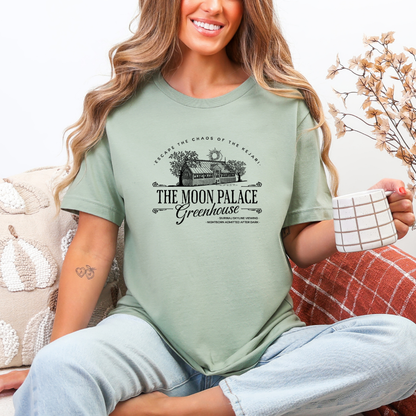 Moon Palace Greenhouse | Crowns of Nyaxia T-Shirt