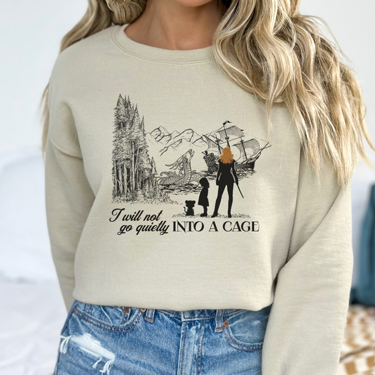 Into a Cage | Shield of Sparrows Sweatshirt