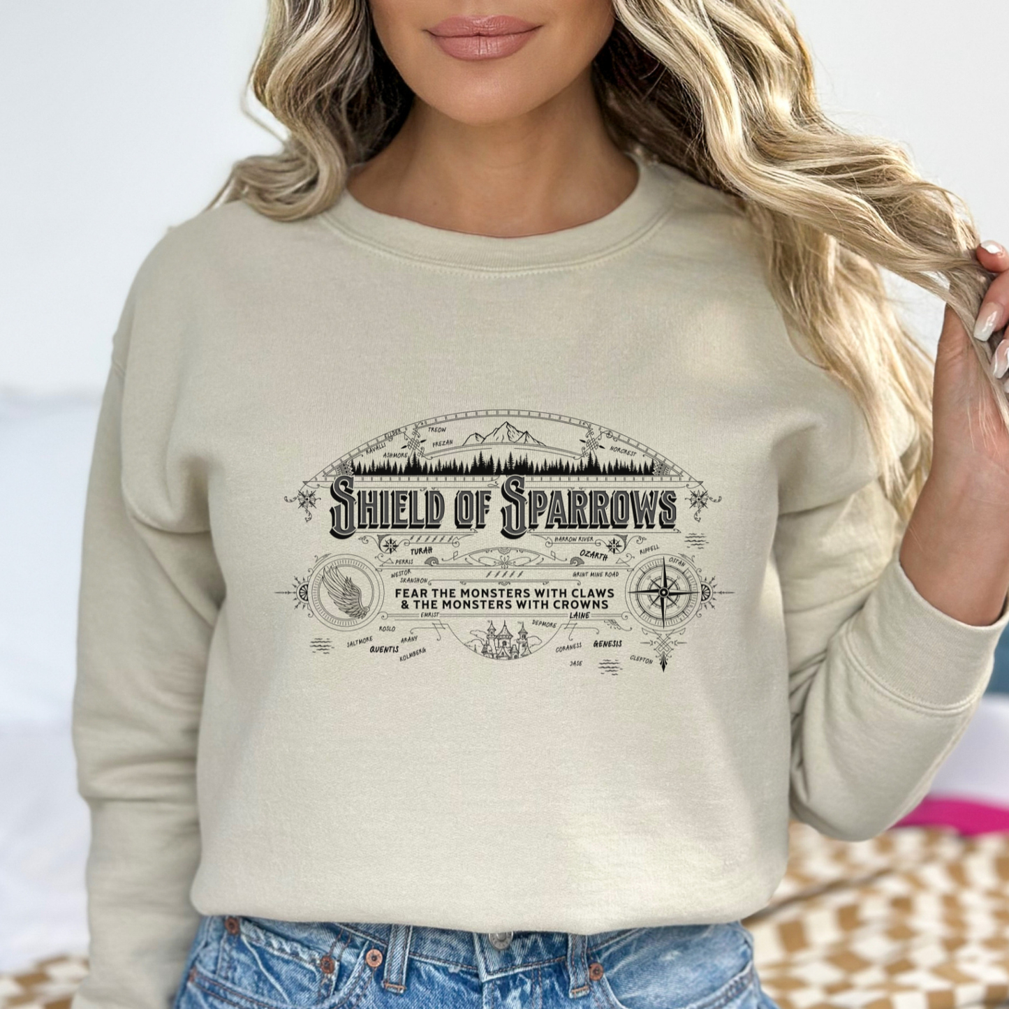 Calandra Map | Shield of Sparrows Sweatshirt