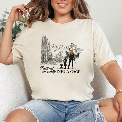 Into a Cage | Shield of Sparrows T-Shirt