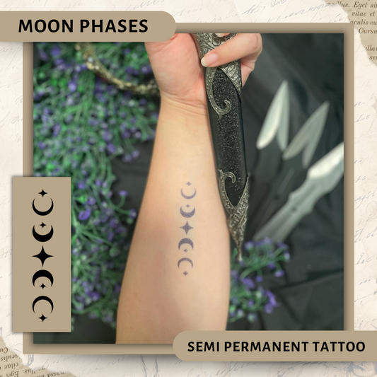 Moon Phases | Semi-Permanent Tattoo