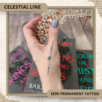 Celestial Line | ACOTAR Semi-Permanent Tattoo