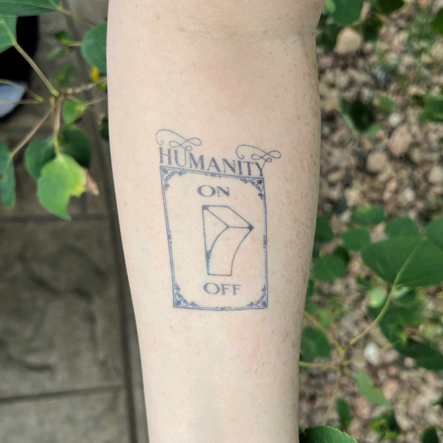 Humanity Switch | Semi-Permanent Tattoo