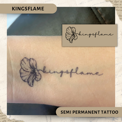 Kingsflame | Throne of Glass Semi-Permanent Tattoo