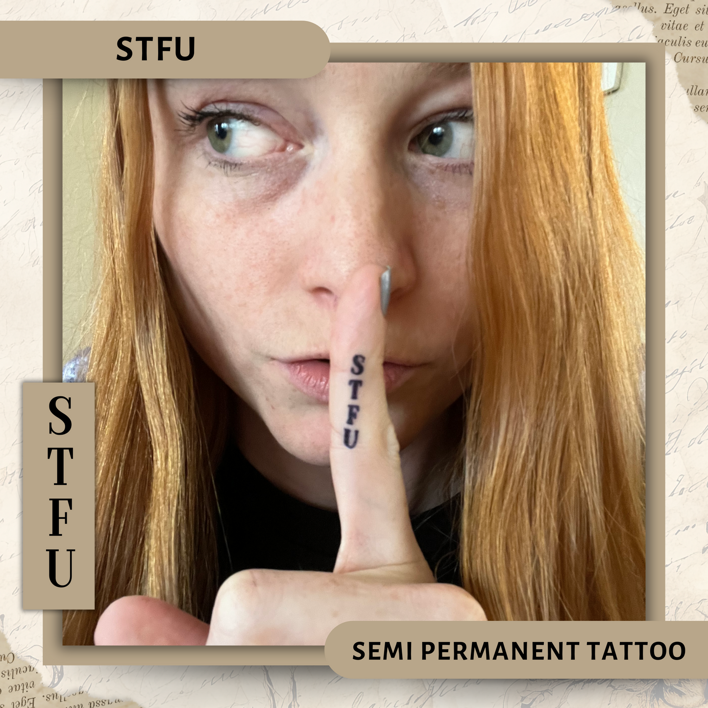 STFU | Semi-Permanent Tattoo