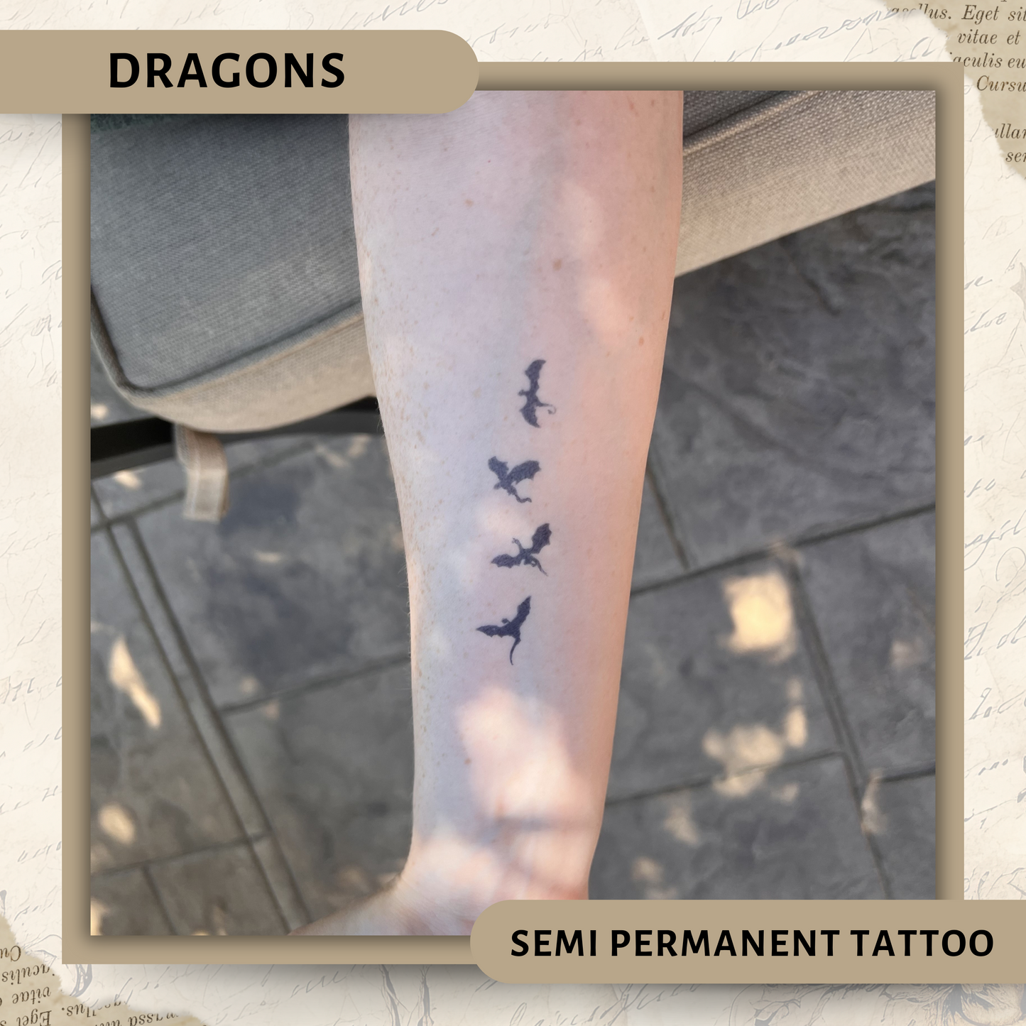 Dragons | Semi-Permanent Tattoo