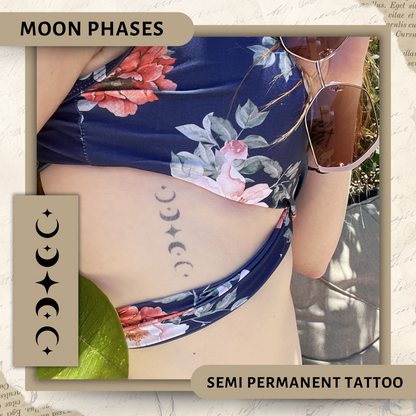 Moon Phases | Semi-Permanent Tattoo