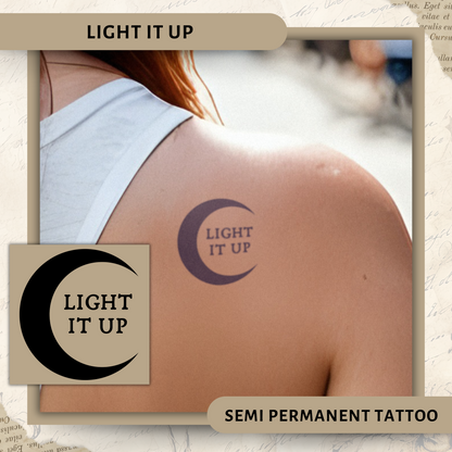 Light It Up | Crescent City Semi-Permanent Tattoo