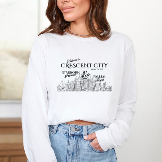 Welcome to Crescent City | Crescent City Long Sleeve Tee
