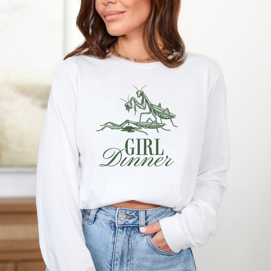 Mantis | Girl Dinner Long Sleeve Tee