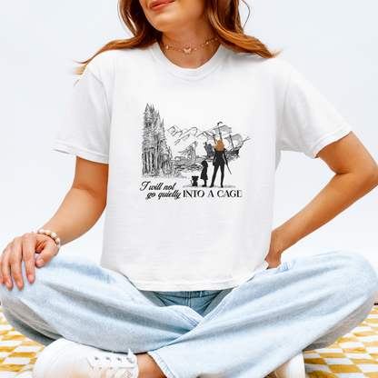 Into a Cage | Shield of Sparrows Crop Top