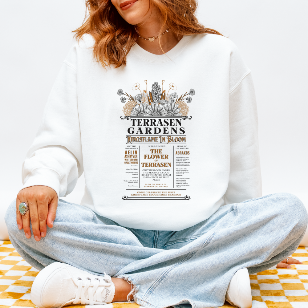 Terrasen Gardens | Throne of Glass Sweatshirt