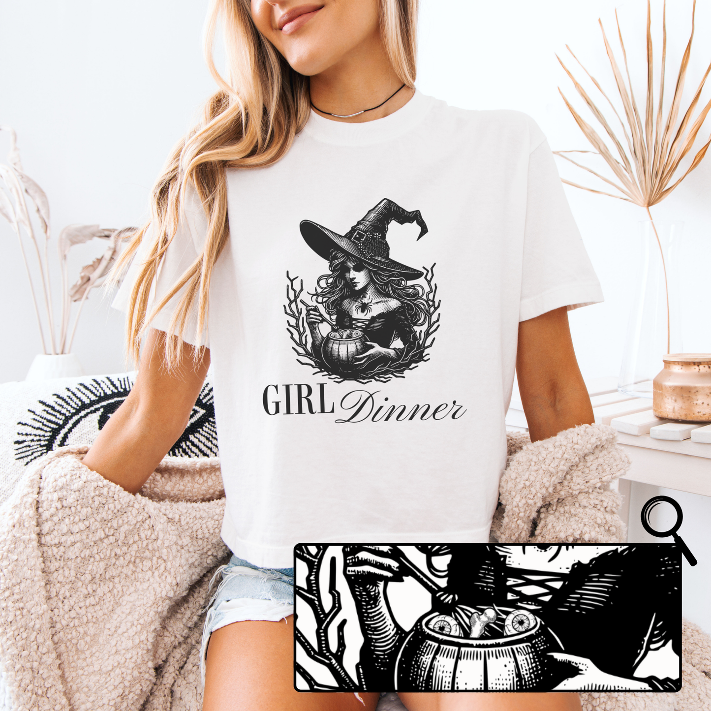 Witch | Girl Dinner Crop Top