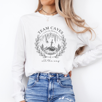 Team Caves | Crescent City Long Sleeve Tee