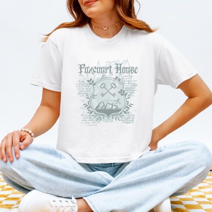 Foxcourt House | Immortal Rose Crop Top