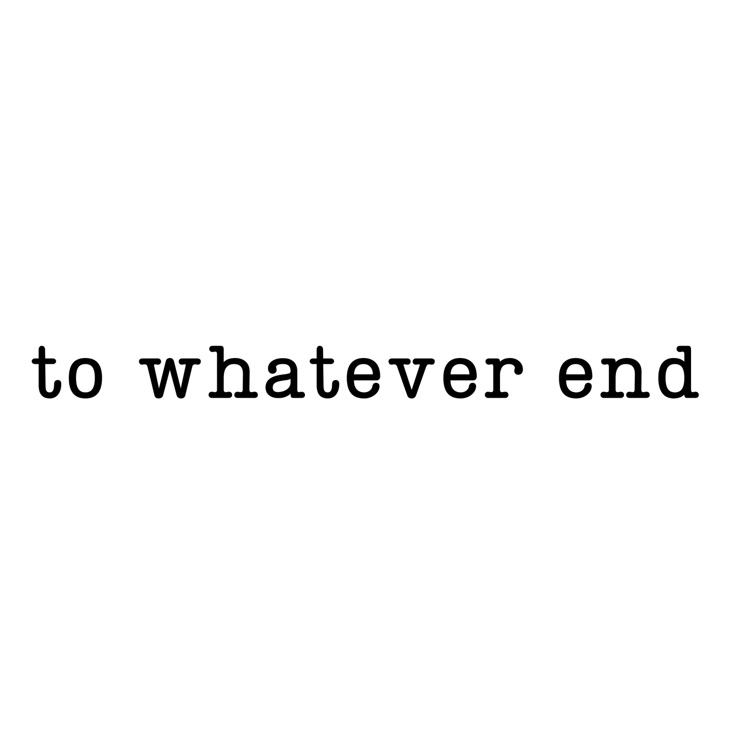 To Whatever End| Throne of Glass Semi-Permanent Tattoo
