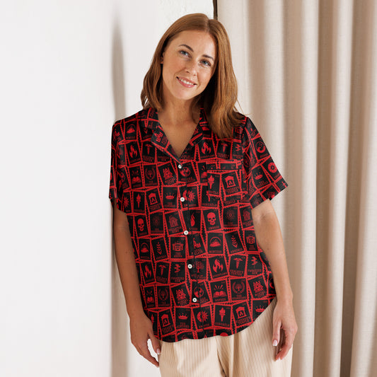 Stamps - Red | Kindred's Curse Pajama Top
