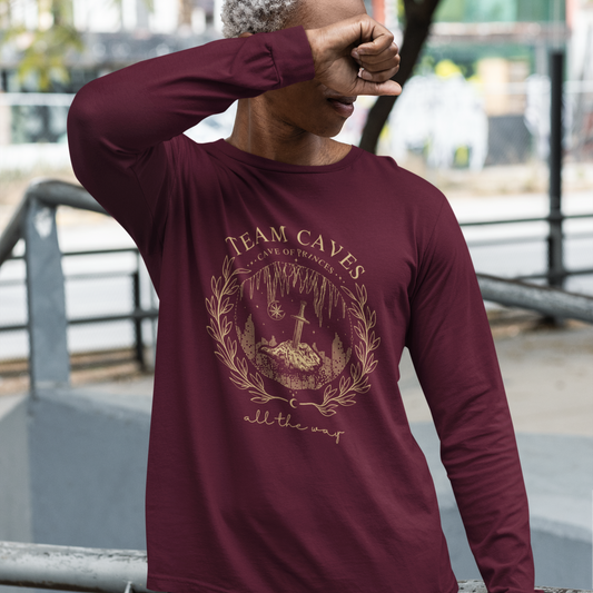 Team Caves | Crescent City Long Sleeve Tee