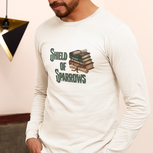 Books & Treaties | Shield of Sparrows Long Sleeve T-Shirt