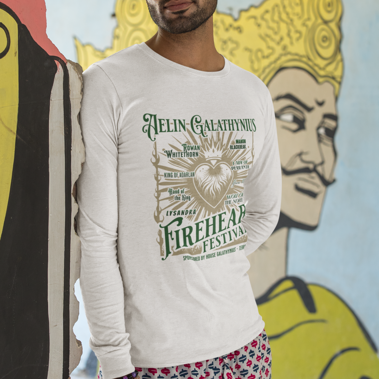 Fireheart Festival | Throne of Glass Long Sleeve Tee