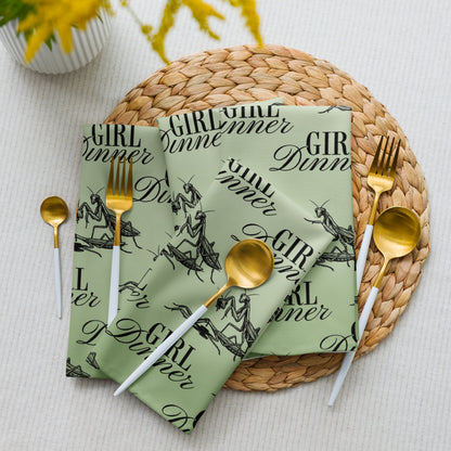 Mantis | Girl Dinner 4-Set Cloth Napkins