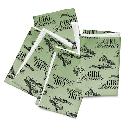 Mantis | Girl Dinner 4-Set Cloth Napkins