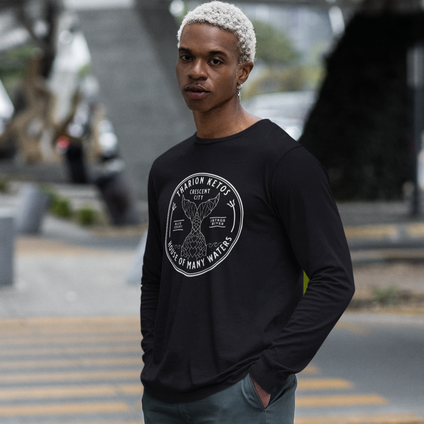 Tharion | Crescent City Long Sleeve Tee