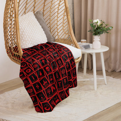 Stamps - Red | Kindred's Curse Blanket