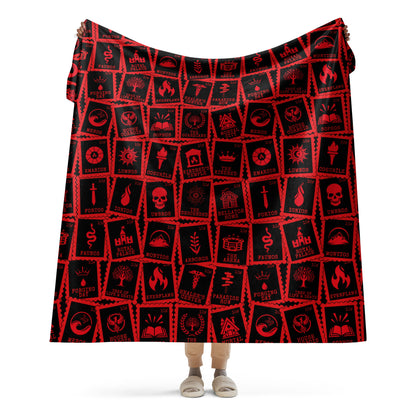 Stamps - Red | Kindred's Curse Blanket