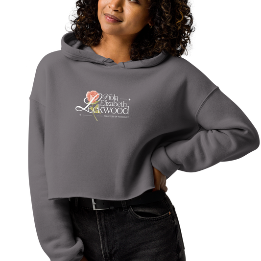 Viola | Immortal Rose Cropped Hoodie